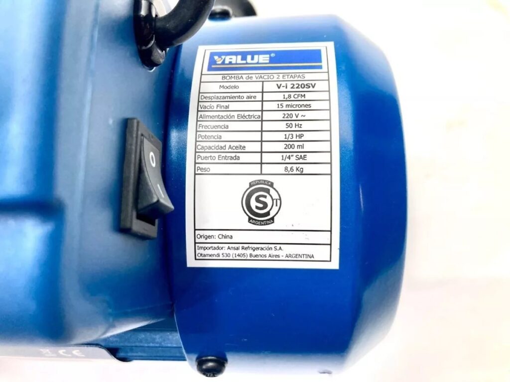 Vakuumpumpe VALUE V-i220SV 2-stufig 51 l/min, 249,90