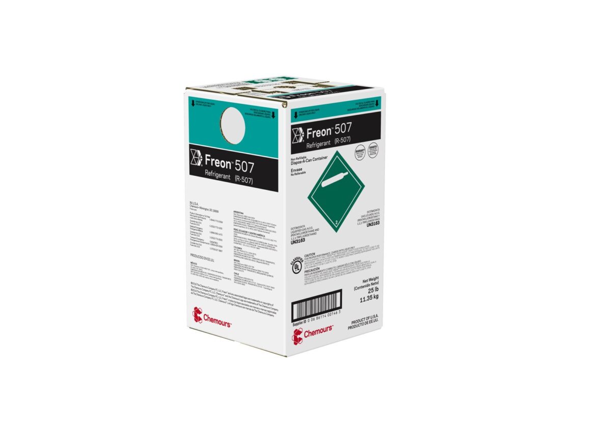 Garrafa Freón® R507 x 11.35 Kg reemplazo R502 - Imagen 1