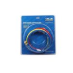 Juego  de 3 mangueras 150 cm VALUE R410 VRP-U-R/Y/B