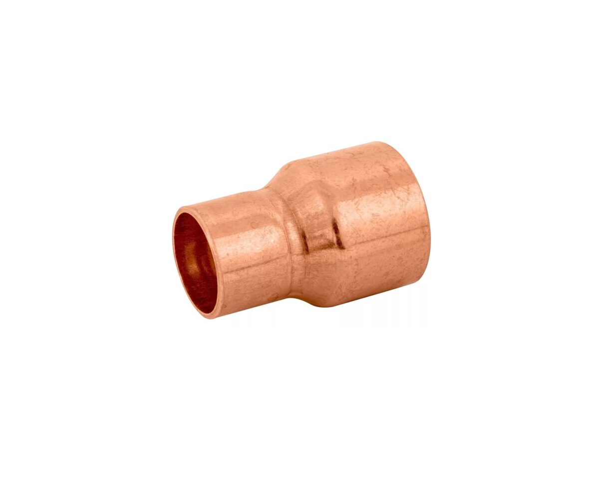 Unión reducción de cobre de 3/4" a 1/2" para soldar - Imagen 1