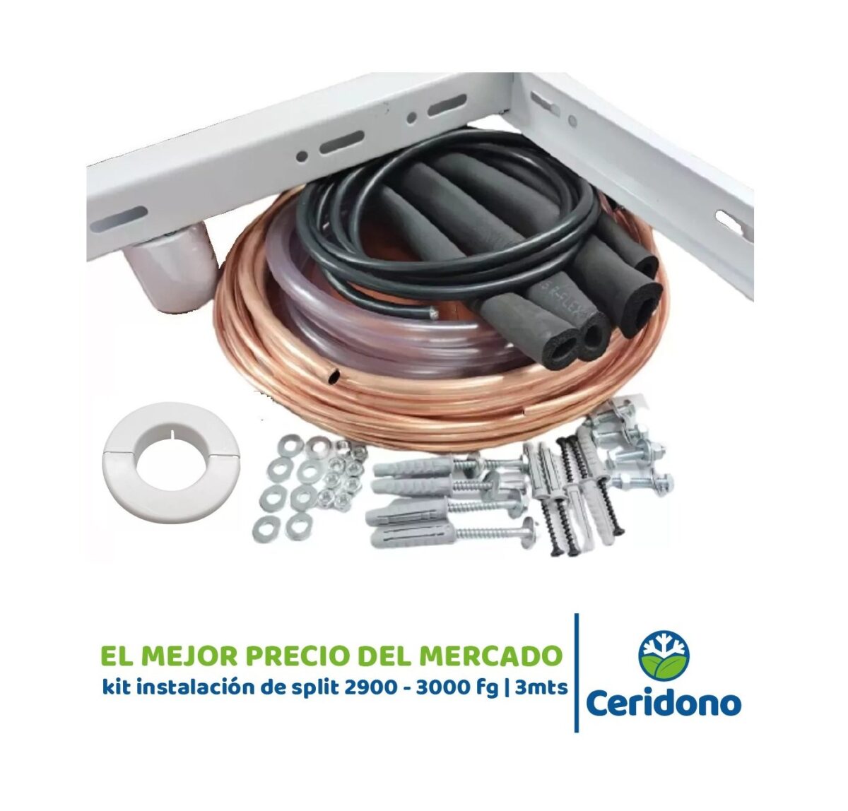 Kit Instalación Aire Split 2900 -3000 fg - Frio Calor - Imagen 1