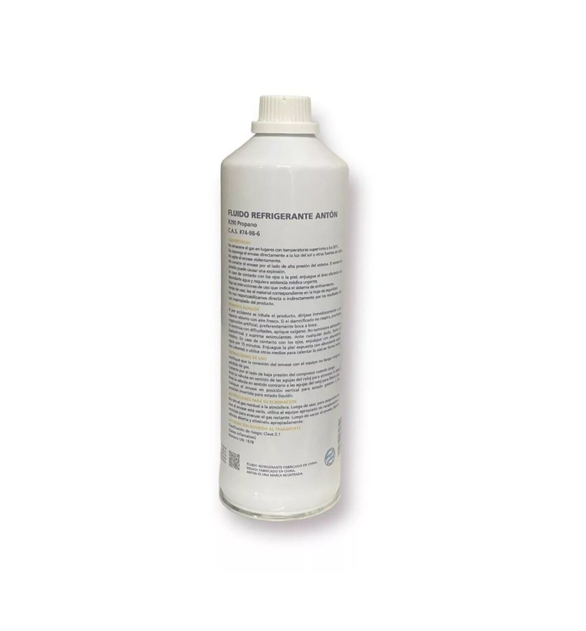 Lata gas R290 Anton x 225grs - Imagen 2