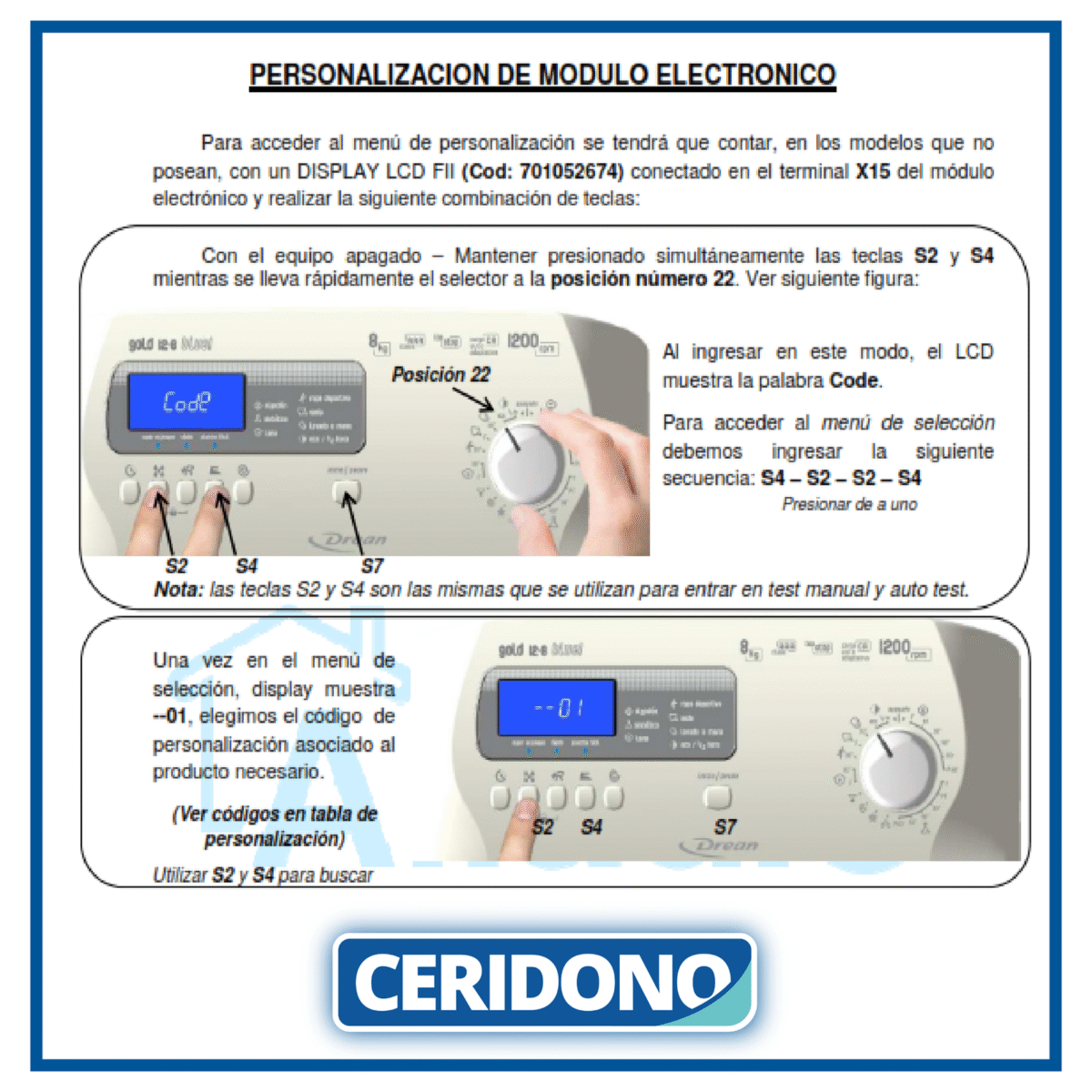 Plaqueta Electrónica Fase II Full - Drean Excellent Blue - Imagen 5