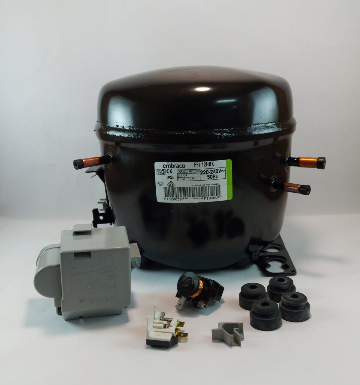 Compresor Embraco FFI 12  HBK 1/3HP+ R134 - Imagen 1