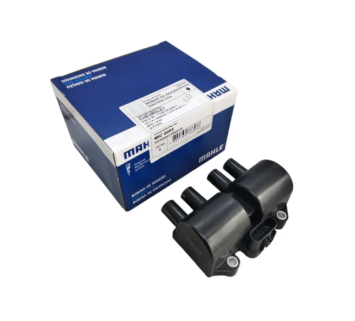 MIC00003-1 Bobina de encendido Chevrolet 1.6 8V 5 Pines - Imagen 1