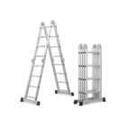 Escalera de aluminio multipropósito de 4 tramos