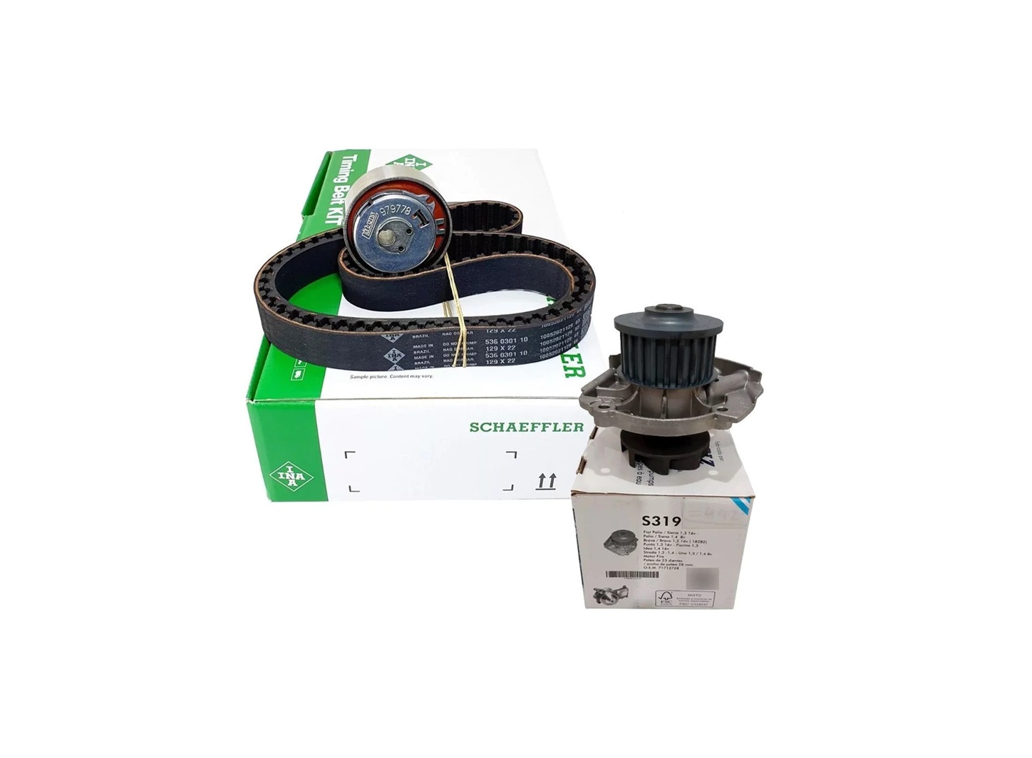 5300462300A1-1 Kit de Distribución Fiat Fire 1.4 8 válvulas con bomba de agua - Imagen 1
